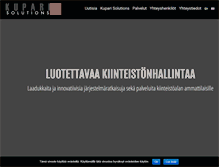 Tablet Screenshot of kuparisolutions.fi